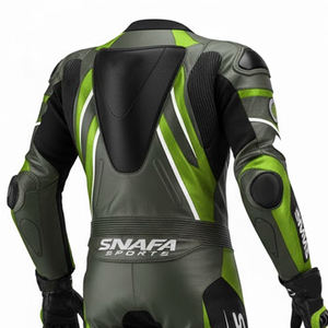 Combinaison de course de moto en cuir véritable sur mesure à prix avantageux Combinaison de course de moto en cuir sur mesure Combinaison de course de moto en cuir pour motard - Product Image 6