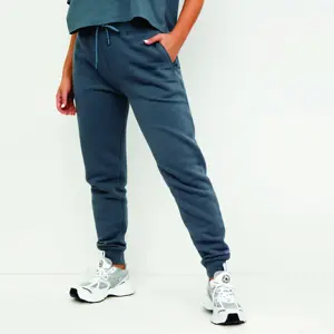 Latest Design Women's Tracksuit Bottoms Oversized Jogger Stormy Blue 65% Cotton 35% Polyester Soft Jersey Fabric Ribbed Cuffs