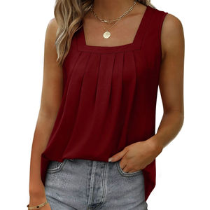 Premium Durable 2025 alta calidad ajustable de talla grande algodón/fibra de bambú sin mangas correas camisola sin costuras comodidad femenina - Product Image 1