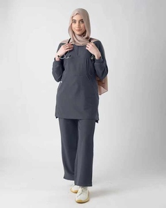 Tenue de travail professionnelle pour femmes musulmanes, modeste, tissée, adaptée au hijab, respirante, légère, confortable, durable, médicale - Product Image 6
