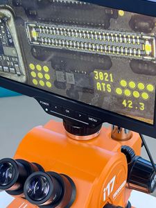 RF4 I17 Optical Trinocular <strong>Microscope</strong> with 10-Inch HD WiFi Monitor for Electronic Component Inspection &amp; Lab Material Analysis - Product Image 6