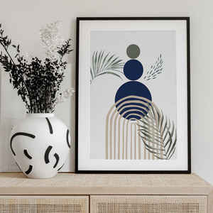 Produit imprimé numériquement Boho Green Blue 1 - Product Image 2