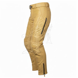 Premium Quality Durable Breathable Leather Motorbike Pants Men Safety Design Comfortable Fit <b>Strong</b> <b>Fabric</b> Plus Size Full Sleeve - Product Image 6