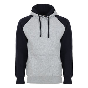 Jersey de algodón 100% para hombre Sudadera con capucha de manga raglán con forro polar al por mayor E - Product Image 1
