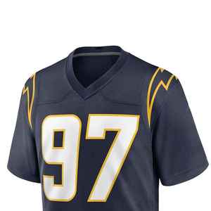 ผู้ผลิตที่ดีที่สุด เสื้ออเมริกันฟุตบอลแบบหลวม ผ้าตาข่าย ผลิตจากโพลีเอสเตอร์ 100% ระบายอากาศได้ดี คุณภาพสูง - Product Image 4