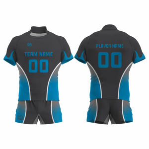 Uniformes de rugby para hombre de primera calidad de tendencia superior, uniforme de fútbol de buena venta ajustado de fábrica con impresión de logotipo personalizado - Product Image 2