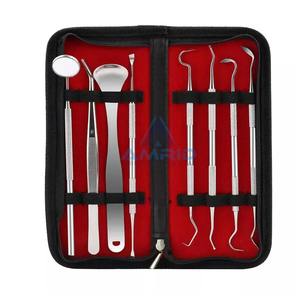 Ensemble de détartreurs dentaires antérieurs postérieurs de qualité supérieure, 5 pièces, équipement dentaire CE manuel en acier inoxydable avec matière plastique - Product Image 5