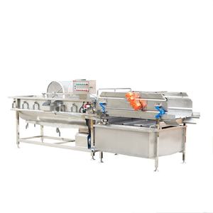 Machine à laver automatique de légumes et de fruits Machine alimentaire de légumes à courant de Foucault - Product Image 2