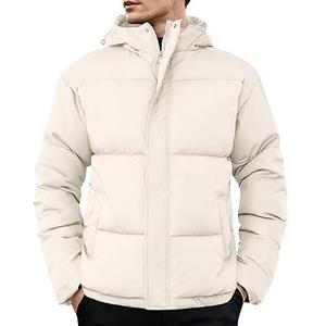 Chaquetas Acolchadas de Poliéster Transpirables con Cierre de un Solo Botón, Chaqueta Impermeable Delgada Tipo Burbuja para Hombre, Hechas a Medida al por Mayor - Product Image 6