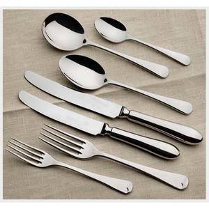 Table de mariage design vintage de haute qualité vaisselle en acier inoxydable ensemble de couverts cuillère plaquée or fourchette pour les mariages - Product Image 5