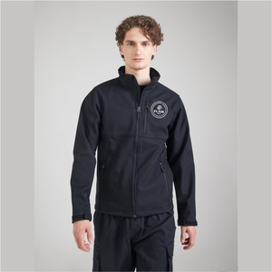 Men's Wholesale Softshell Jacket Windproof and Waterproof Breathable Plain <b>Coat</b> Streetwear Style with Embroidered Technics - Product Image 1