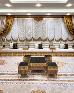 Asientos Orientales para el Suelo, Sofá Étnico, Sofá Árabe Majlis, Sofá Estilo Otomano, Conjunto Árabe Jalsa, Asientos Orientales de Lujo para el Suelo - Product Image 3