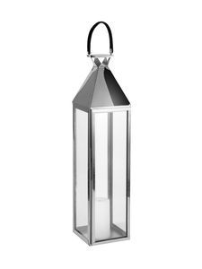 Linterna de vela de acero inoxidable de calidad superior con acabado resistente a la intemperie adecuado para ambiente interior y exterior - Product Image 2