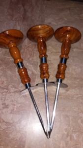 OEM cetrería percha de madera 6 pulgadas placa superior con Astroturf original tres piezas perca - Product Image 2