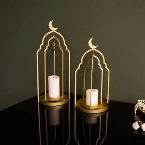 Linternas de mesa y piso Venta caliente Ramadán islámico Eid Iluminación Decoración Linternas de velas en colores negros - Product Image 6