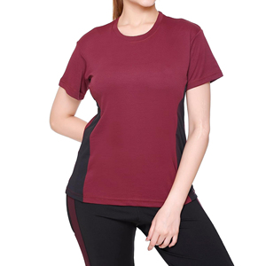 Women's Active Sports Top <b>Ladies</b> Fitness Gym Workout <b>T</b>-<b>Shirt</b> with Loose Short Sleeve for Summer - Product Image 1