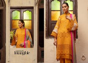 ชุดเดรสหนังแท้คุณภาพสูงสำหรับผู้หญิงสไตล์ปากีสถานชุดเดรสปาร์ตี้แฟนซีทำจากผ้าไหมปักลายสำหรับฤดูหนาว - Product Image 6