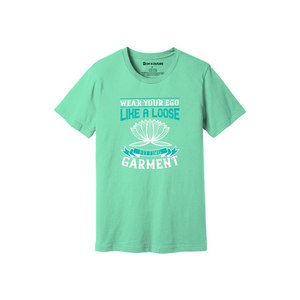 100% algodón camiseta informal para mujer 3D Buddha Themes Logo Print 12 opciones de color 160-180 Heavy GSM diseño personalizable colocación - Product Image 3