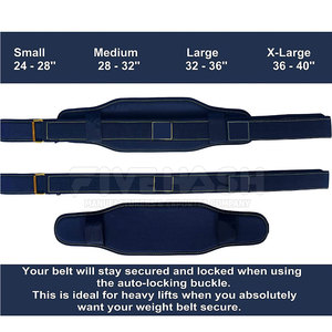 เข็มขัดนีโอพรีนยกน้ำหนักสำหรับเพาะกาย ขายส่ง เข็มขัดฝึกซ้อมนีโอพรีนพร้อมโลโก้สั่งทำ - Product Image 5