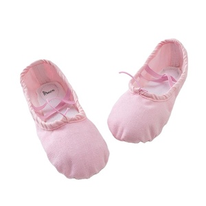 Chaussons de danse professionnels en toile, légers, à semelle fendue, pour la gymnastique, le yoga et l'entraînement de danse, pour les commandes en gros - Product Image 4