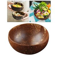 Bol en coquille de noix de coco à bon prix, ensemble de bol de cuisine en noix de coco Logo et emballage personnalisés du fabricant vietnamien