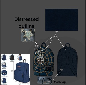 Denim <b>Backpacks</b> - Product Image 5