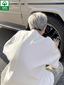 เสื้อยืดคอกลมแขนสั้นผู้ชายคุณภาพสูง ผลิตจากผ้าฝ้ายถัก 100% ออกแบบตามสั่ง คอลเลคชั่นจากผู้ผลิตในบังกลาเทศ - Product Image 3