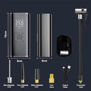Pompe à Boule Électrique, Gonfleur de Pneus, Compresseur d'Air Portable, Gonflage Rapide, Silencieux, pour Voiture, Moto, Vélo - Product Image 3