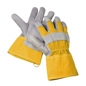 Guantes de Seguridad de Invierno al por Mayor, Guantes de Trabajo de Cuero Transpirable con Puños Sueltos para Soldadura, Uso Industrial, paquete - Product Image 2