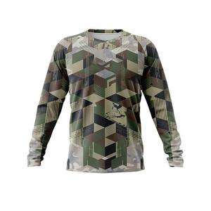 Chemise de pêche pour hommes avec logo personnalisé pour l'extérieur Chemises de pêche en polyester à manches longues avec sublimation et évacuation de l'humidité Chemises de pêche pour hommes - Product Image 6