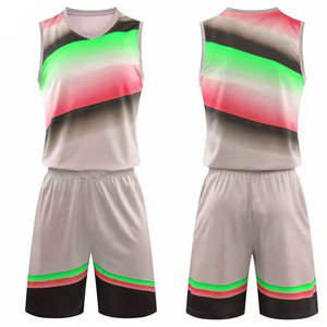 Très recommandé Pakistan fait hommes vêtements de sport uniforme de basket-ball personnalisé respirant maillot de basket-ball et uniforme à bas prix - Product Image 4