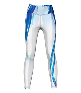 Leggings de sport décontractés à séchage rapide, écologiques, avec logo personnalisé imprimé, vente en gros, haut de yoga pour femmes - Product Image 2