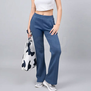 Pantalones Deportivos Acampanados de Invierno con Cintura Elástica, Tela Suave Lavada, Elástica, de Secado Rápido, Transpirable y Ecológica para Yoga, Running, Gimnasio y Fitness - Product Image 2