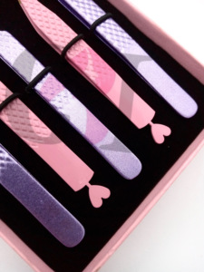 Pince à épiler professionnelle pour Extension de cils, différents Styles et couleurs, avec pointe Plasma, Instruments de beauté en acier inoxydable - Product Image 6