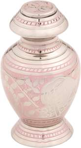 Silver <b>Small</b> 50ml Keepsake Cremation <b>Urn</b> <b>for</b> <b>Human</b> <b>Ashes</b> Memorial Memory Gift Mini <b>Urn</b> Manufacturer - Product Image 2