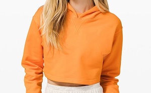 Sweatshirts à capuche Fashionfit Crop pour femmes, sweatshirts à capuche en polyester polaire tendance pour femmes pour l'hiver sweatshirts pour femmes avec logo, nouvel arrivage - Product Image 4