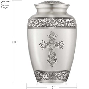 Urnes funéraires en métal pour cendres humaines adultes, vente en gros - Product Image 2