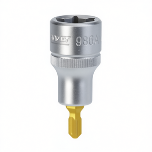 Hazet 1/2 Inch Hexagonal Short Square Screwdriver <b>Socket</b> - Product Image 3