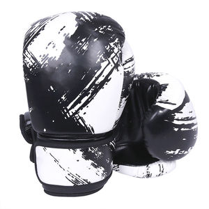 Gants de boxe tendance en cuir respirant de haute qualité pour adultes, idéaux pour l'entraînement en extérieur, avec logo couleur personnalisé - Vente en gros - Product Image 2