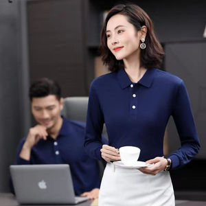 Nouveau Polo de Golf Décontracté pour Homme en Coton Tricoté à Manches Courtes, Uni, avec Poche Avant, Logo Imprimé Numérique, Anti-Plis, Coupe Classique - Product Image 2