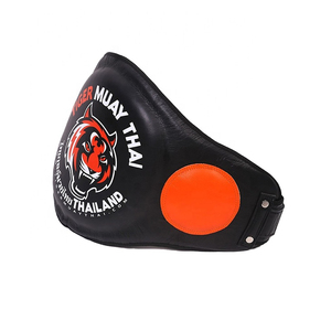 Belly Pad Pu Leather MMA Sparring Punching Boxing Muay Thai MMA Stomach Protector Chest Body <b>Shield</b> - Product Image 3
