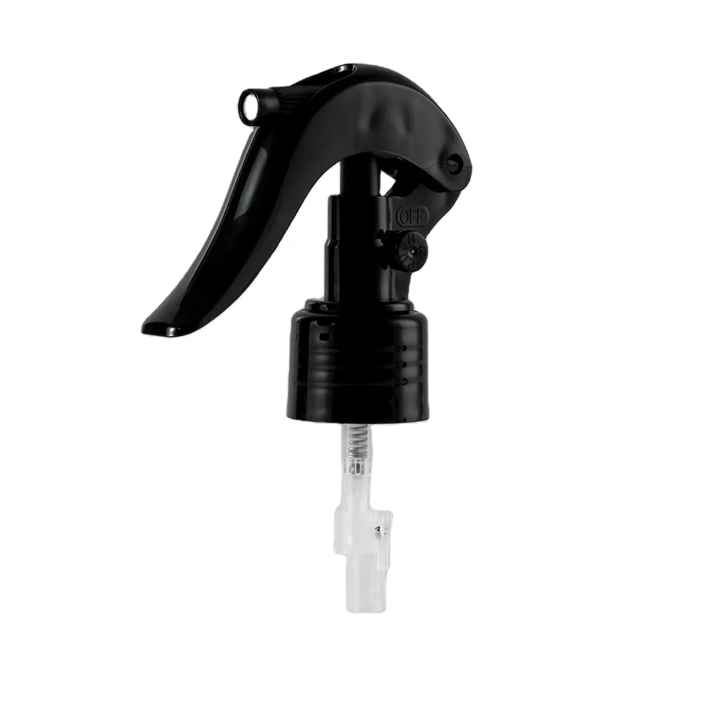High Quality Upside Down 24 mm 410 28 mm 410 28mm 24mm PP Plastic Solvent Flexible Bottle Spray Head Trigger Sprayer
