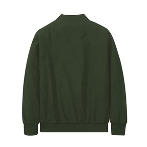 Nouveau automne hommes de haute qualité Bomber veste à glissière grande taille coupe-vent couleur unie Streetwear Slim Fit bombardiers - Product Image 2