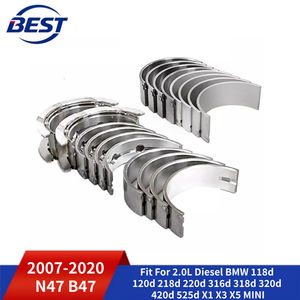 Juego de Cojinetes de Biela y Cigüeñal STD para Motores Diésel 2.0 L 07-20 N47 B47 para <span class=keywords><strong>BMW</strong></span> 118d 120d 218d 220d 316d 318d 320d <span class=keywords><strong>420d</strong></span> 525d X1 X3 X5 MINI - Product Image 1