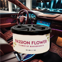 Großhandel Premium Bio Passion Flower Auto Parfüm Natural Car Fresh ener Dose Langlebiger indischer Duft Auslaufs ic heres Custom Label
