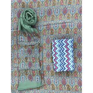 Conjuntos de Traje de Crepé sin Coser para Mujer, Estampados a Mano - Product Image 1