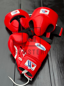 Equipo de Boxeo Profesional de Alta Calidad, Hecho a Medida, Guantes de Cuero, Protector de Cabeza, Protección Inguinal - Product Image 3