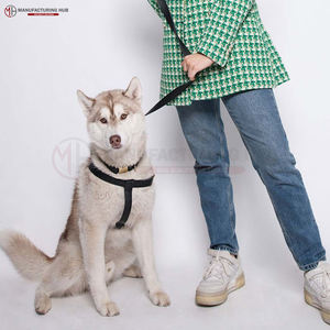 Laisses pour chiens en PU colorées personnalisées, grands colliers en cuir, motifs de créateurs en direct d'usine, disponibles en gros - Product Image 2