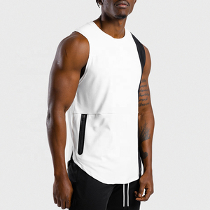 New Arrival Custom Logo Printed Gym Wear Sports Tank Top Stylish Gym <b>Singlet</b> Vest <b>for</b> <b>Men</b> - Product Image 6