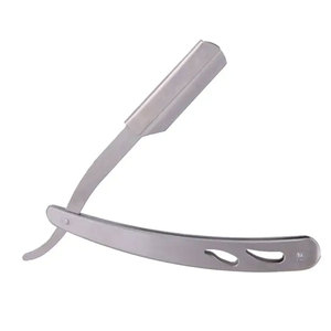 Rasoir de salon de coiffure pliant et droit en acier inoxydable générique - Product Image 3